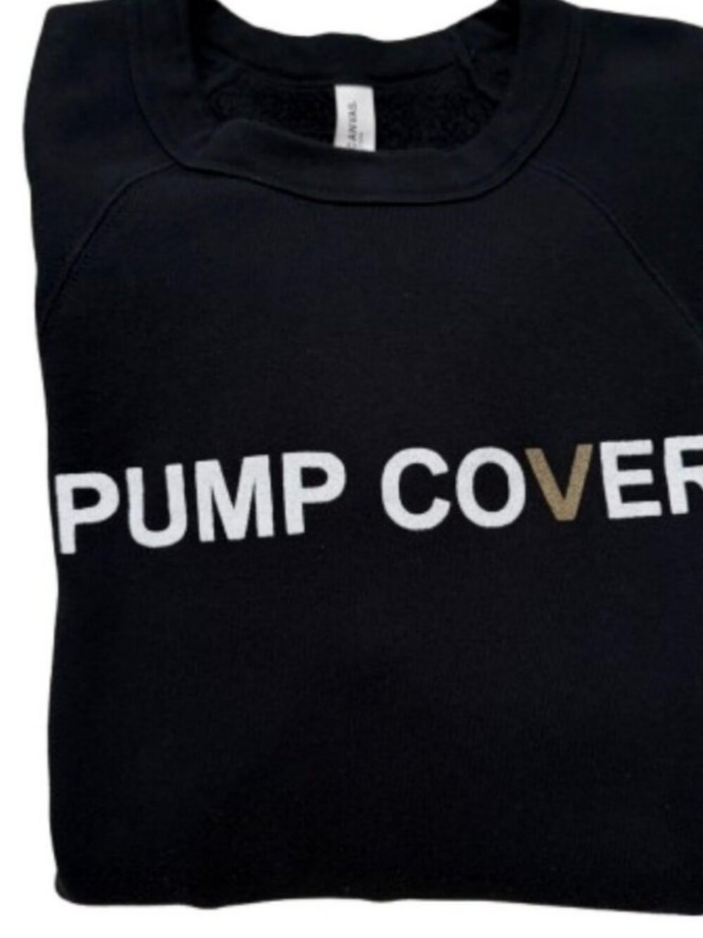 Pump Cover Crew Sweatshirt Bella Canvas Fleece Collection size Large - Picture 4 of 4